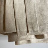 Linen canvas trousseau reserve sheet Le Bon Marché 1960