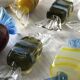 10 porte couteaux bonbons verre de Murano Pop Art
