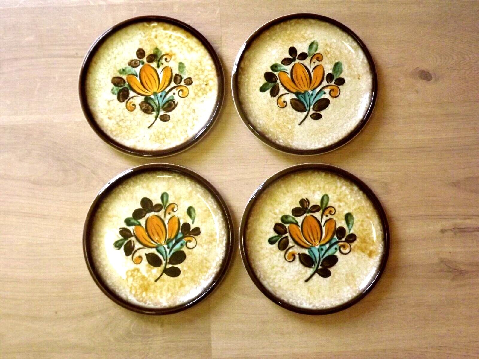 Vintage Villiroy and Boch Corfou Collection Set of 4 Dinner Plates 3802