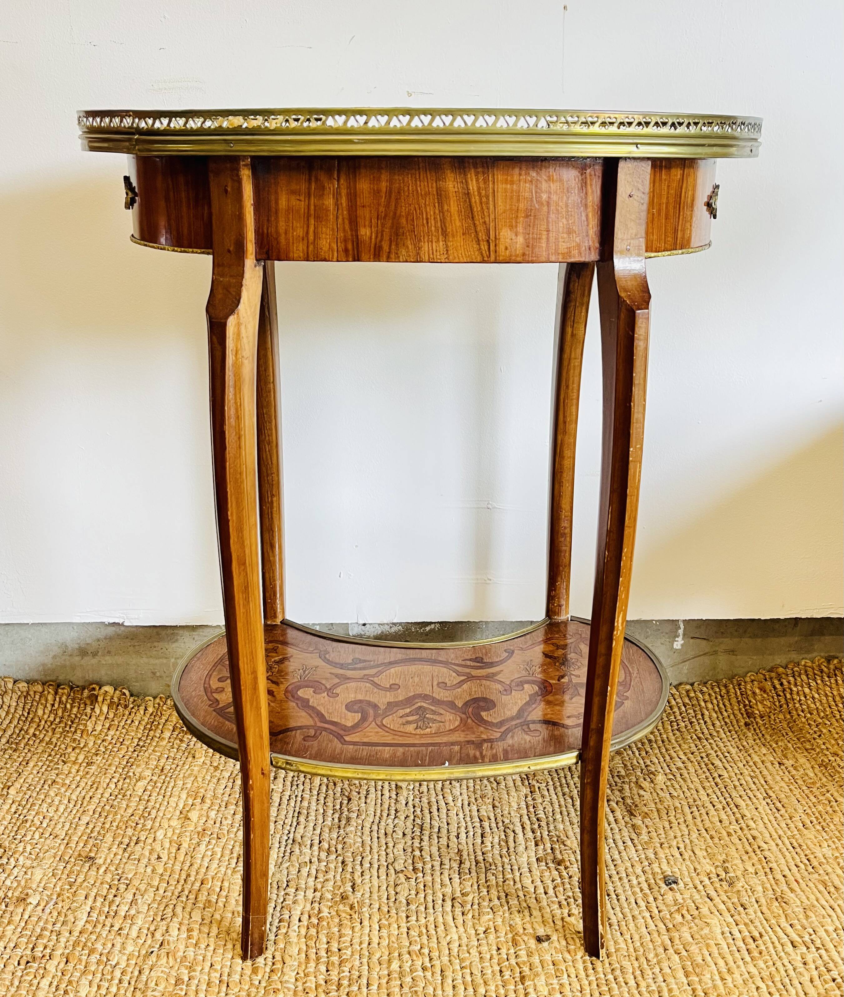 Louis XV style kidney side table – Napoleon III period