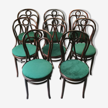 Set of 8 chairs Bistro Hofmann model engelstuhl