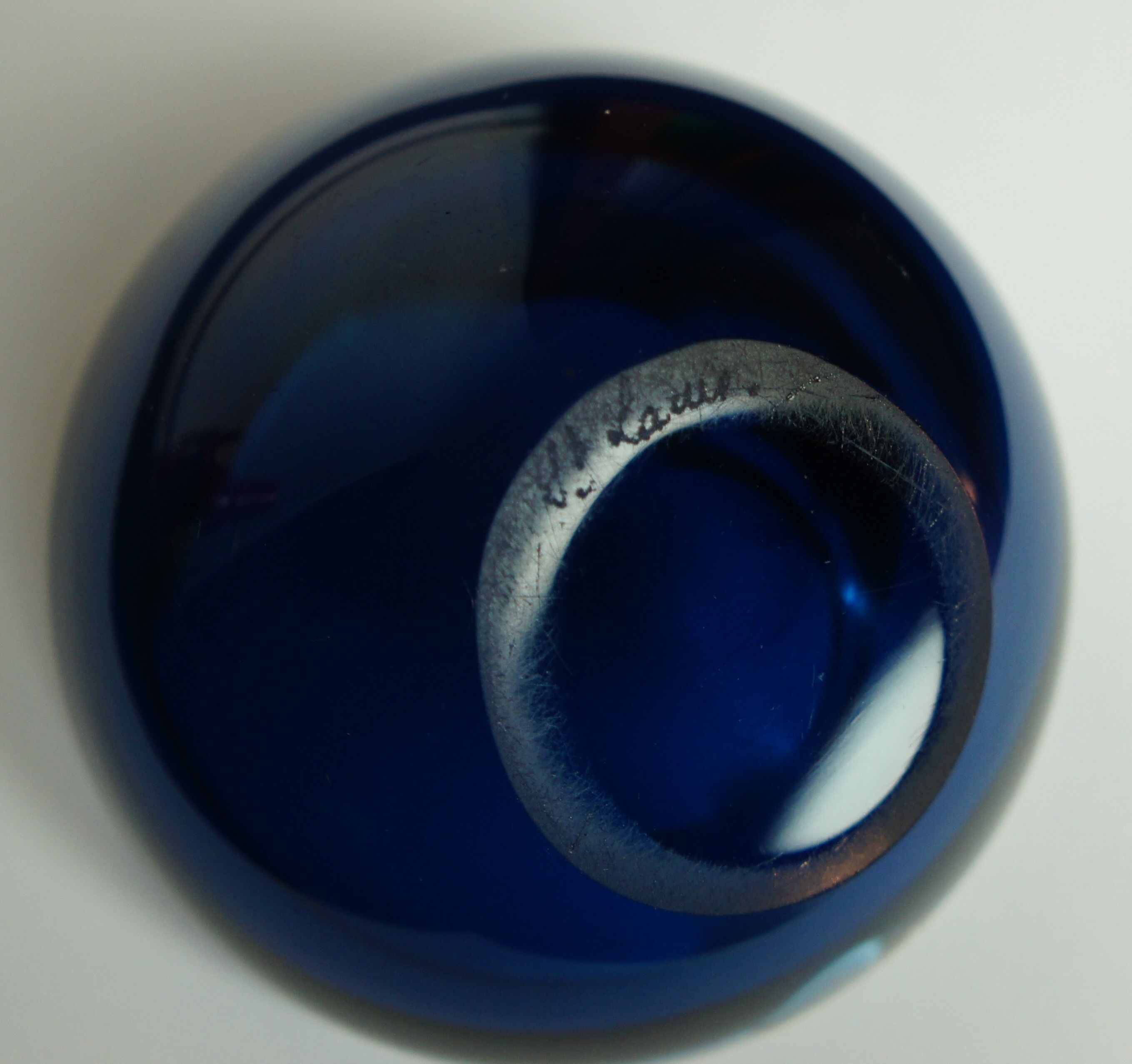 St. Louis crystal ashtray