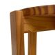 Mid century pinewood stool, 1960s minimalistic design