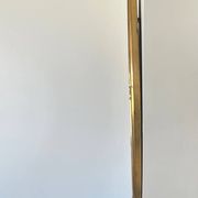 Oval mirror in carved wood