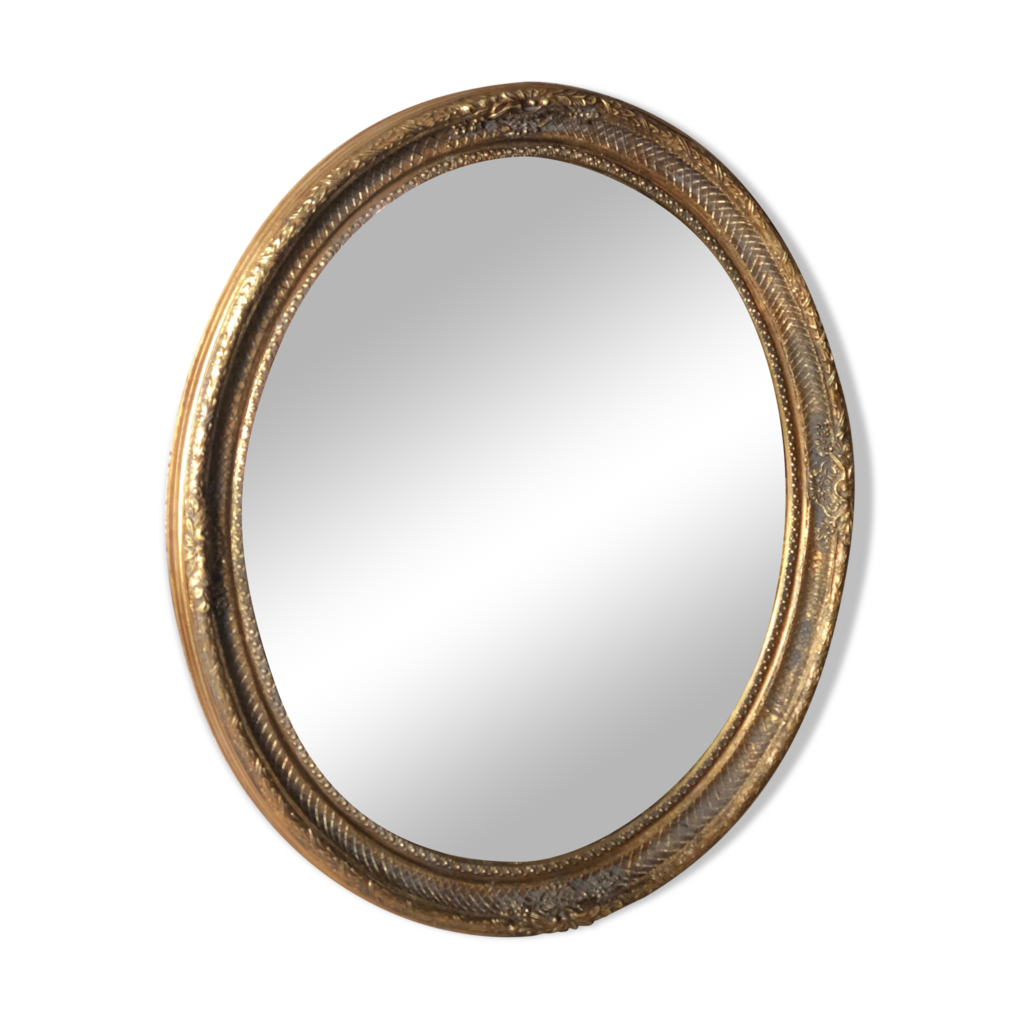 Louis XVI style oval mirror 80