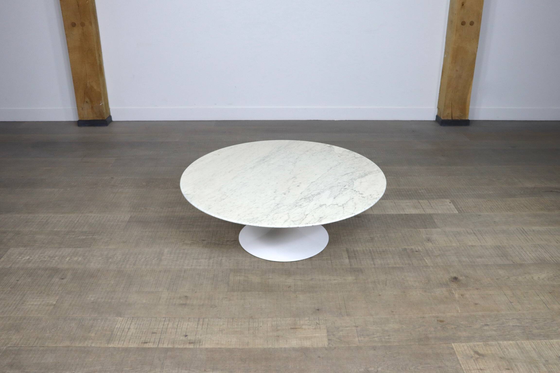 Vintage Marble Tulip Coffee Table By Eero Saarinen For Knoll, 1970s