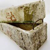 polychrome cement planters from Emile Taugourdeau’s Zoological Garden - set of 4