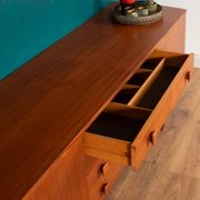 Vintage Teak Vanson Sideboard, British 1970s By Peter Haywood