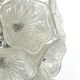 Italian Murano flower glass and chrome sputnik in Venini style. 1970s