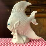 Large white ceramic fish to place.
