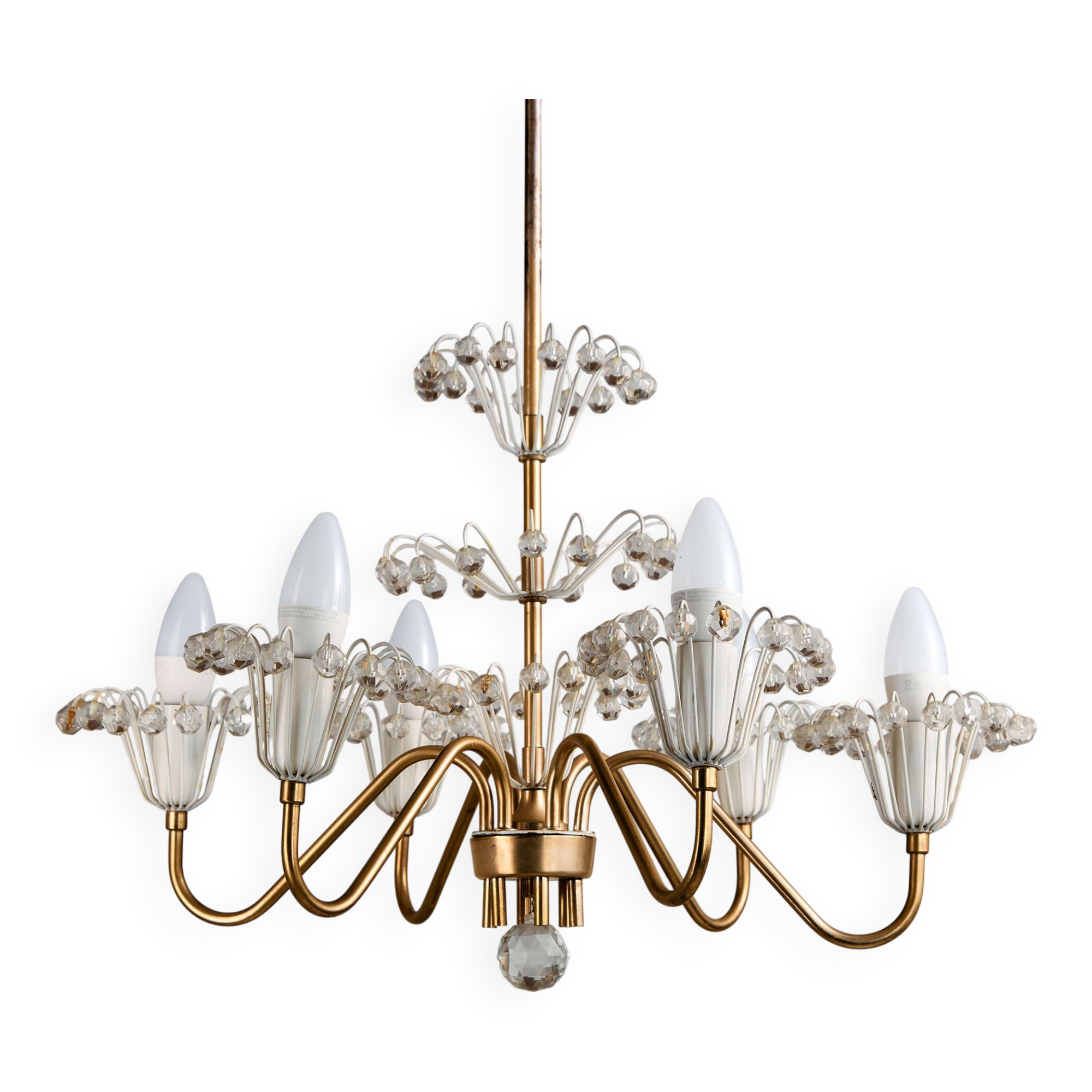 Fontaine chandelier by Emil Stejnar for Rupert Nikoll