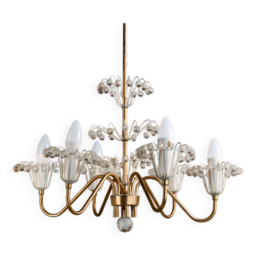 Fontaine chandelier by Emil Stejnar for Rupert Nikoll