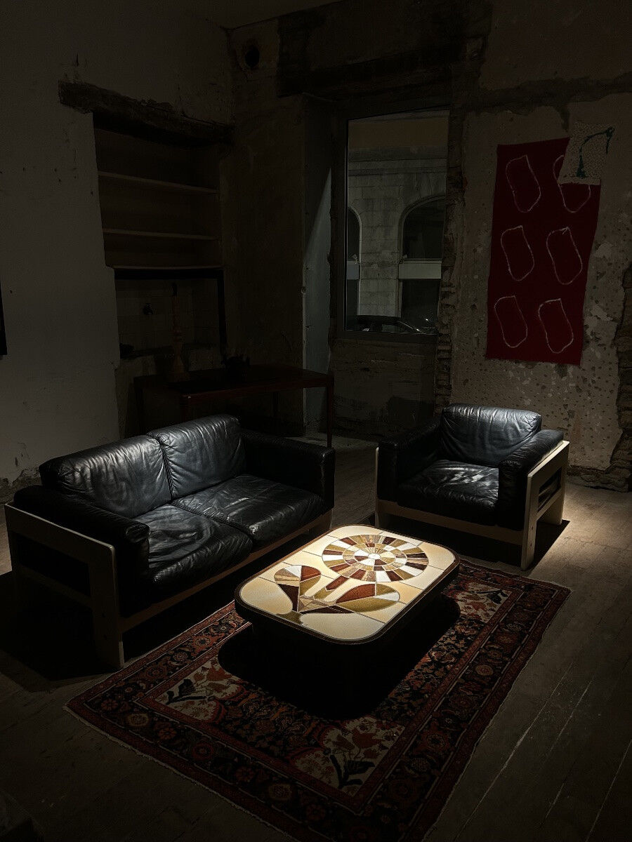 Bastiano sofa and armchair by Afra & Tobia Scarpa