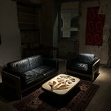 Bastiano sofa and armchair by Afra & Tobia Scarpa