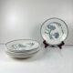 Set of 8 deep plates model "Oeillet", KG Lunéville, ironstone, 19th century