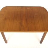 Scandinavian walnut dining table Sweden 1960