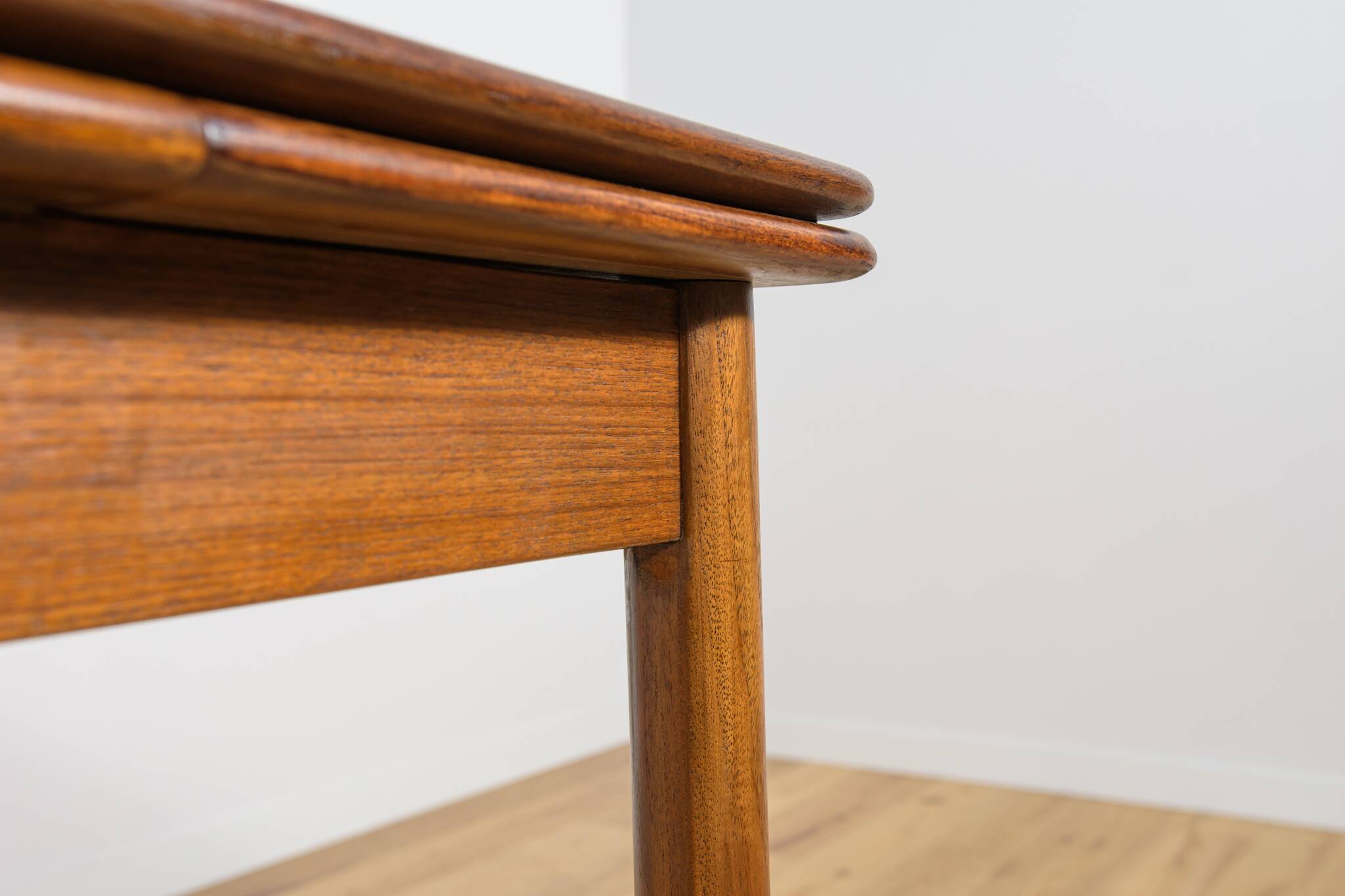 Mid-Century Square Extendable Teak Dining Table, Denmark, 1960s
