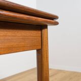 Mid-Century Square Extendable Teak Dining Table, Denmark, 1960s