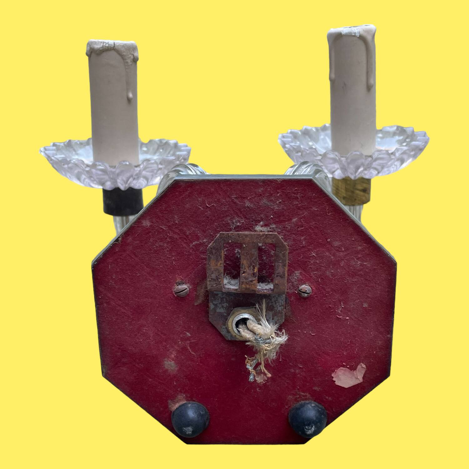 Pair of Venetian glass sconces, circa 1930