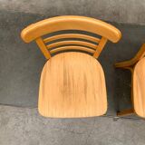 Mid-century German bentwood chairs by ZPM Radomsko for Mobilair, 1950s, set of 3.