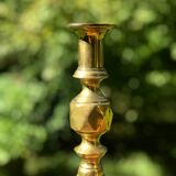 Bougeoirs anglais en laiton