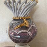 Vintage shell vase