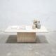 Vintage travertine coffee table