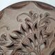 Ceramic trivet with floral motif by Fonck et Matéo (Vallauris)