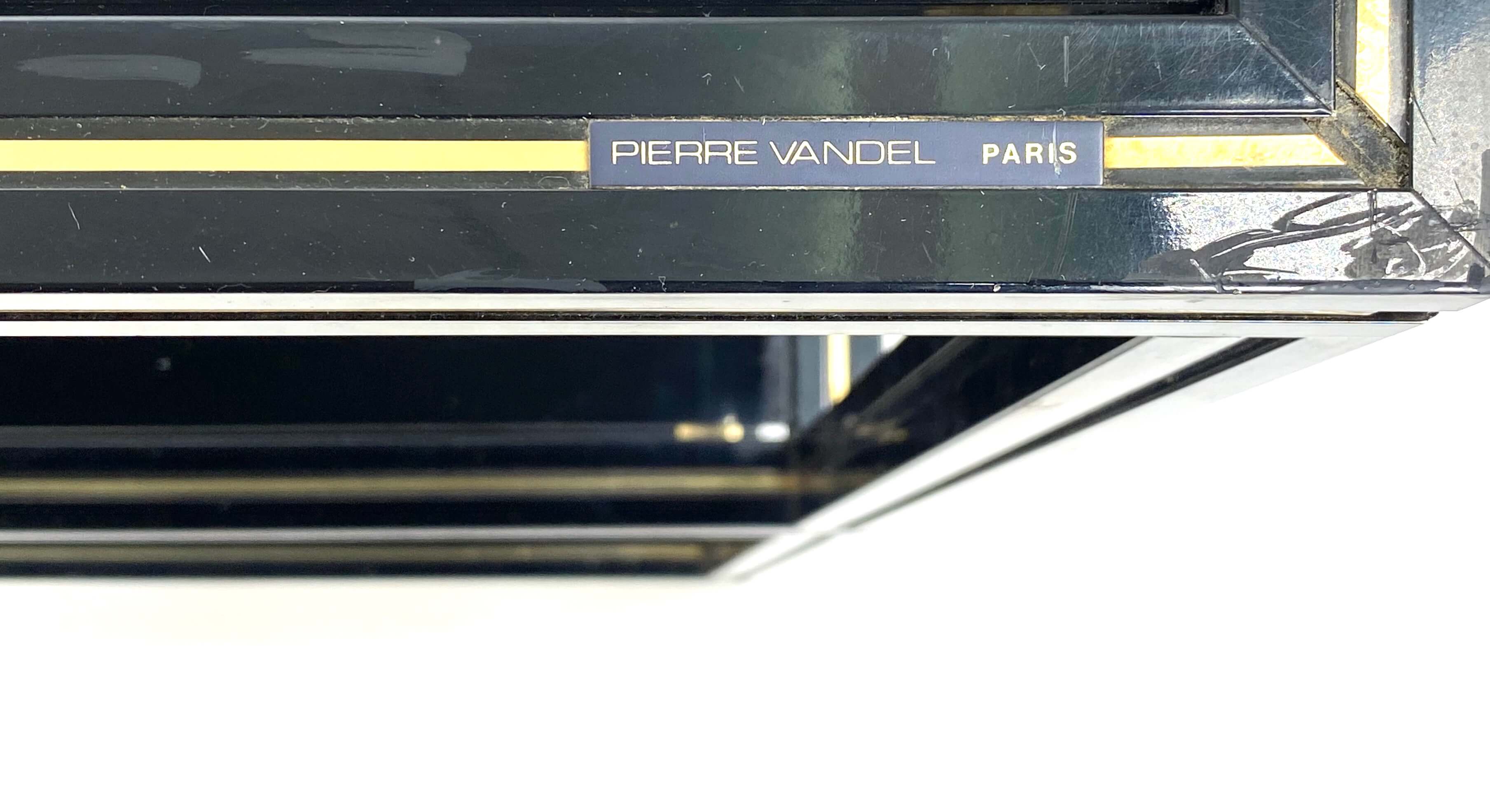 Console by Pierre Vandel, laqué metal, 1970