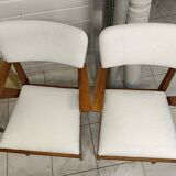 Set of 2 50s style chairs refurbished