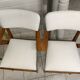 Set of 2 50s style chairs refurbished