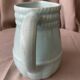 Turquoise blue barbotine pitcher st clement willow model