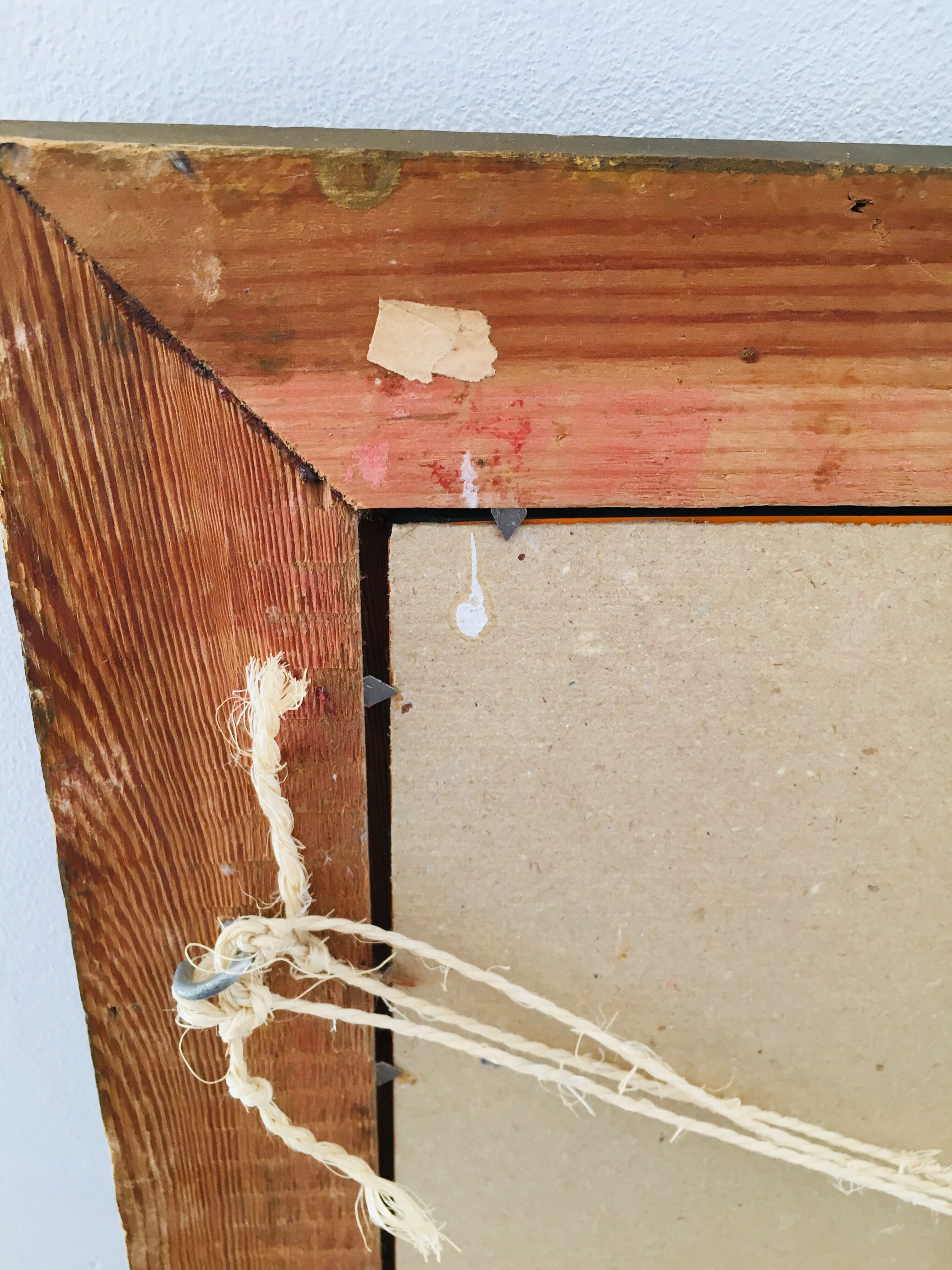 Ancient golden mirror - 48 x 38 cm