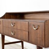 Midcentury Meredew Teak And Brass Sideboard. Vintage Modern / Danish Style / Scandinavian.