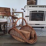 Vintage log basket