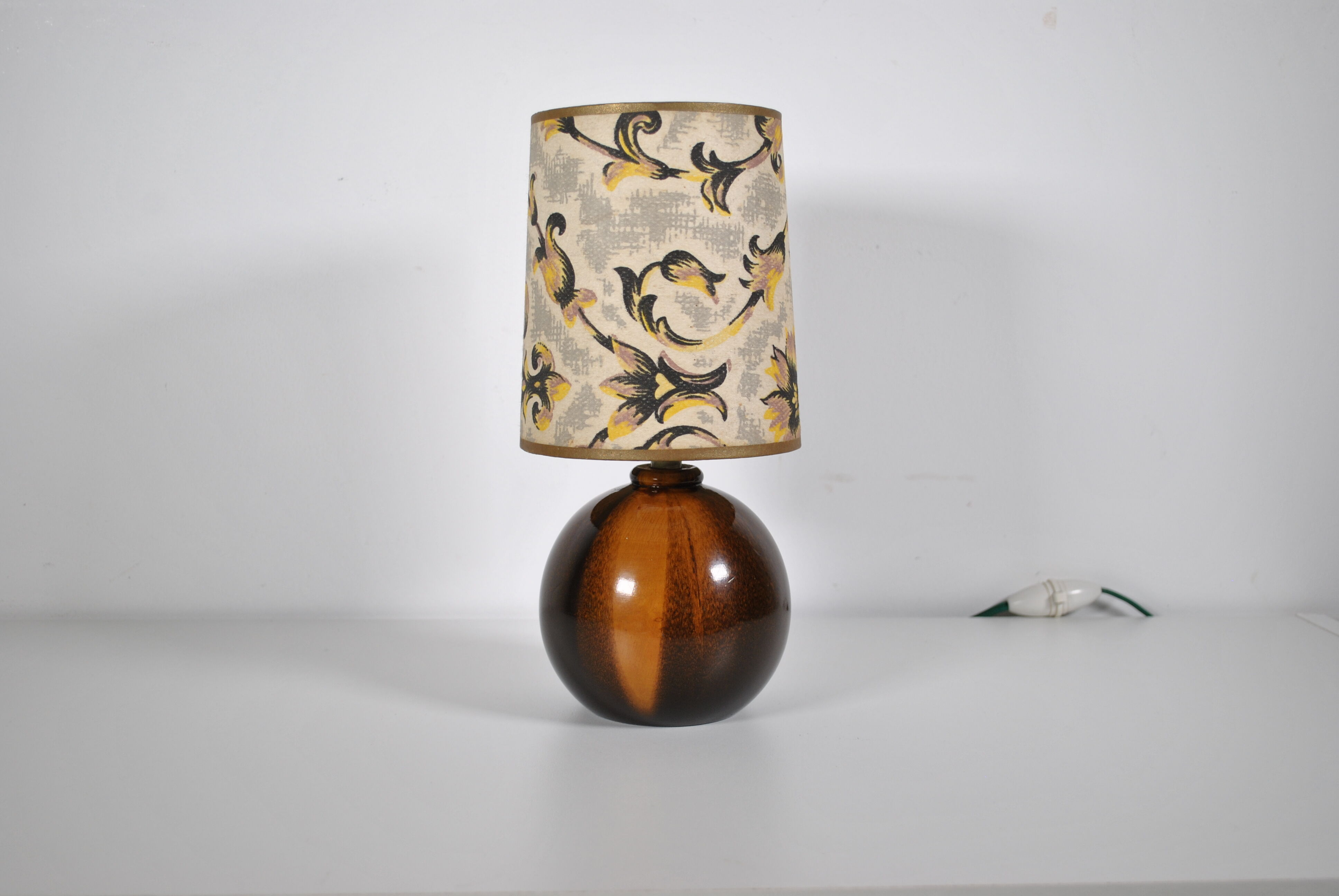 Wooden ball lamp 1960