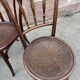 Lot de 4 chaises bistrot dépareillé bois courbé