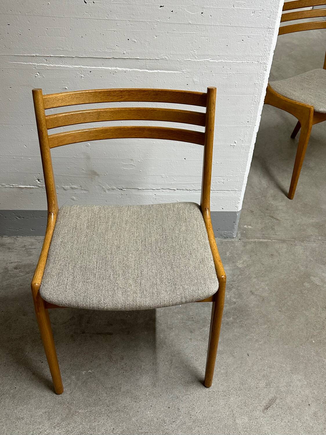 Set of 6 Mid-Century Oak Dining Chairs by KS Møbler