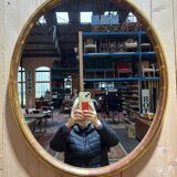 Oval mirror in Louis XVI style