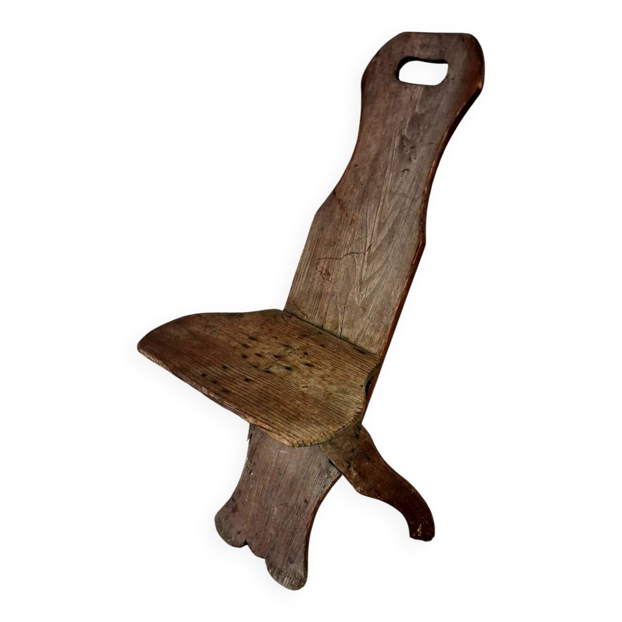 Handcrafted armchair Swiss Alps