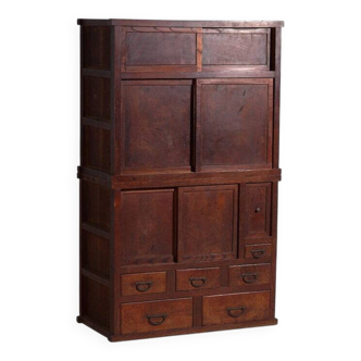 Antique Japanese Mizuya tansu cabinet – Taishō / Shōwa Period (c.1912-1945) #38