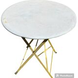 Folding terrace table