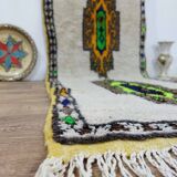 Handcrafted Moroccan Berber Rug 217 X 88