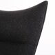 Wingchair – Hans J. Wegner – Model CH445 – Carl Hansen & Søn – Grey Hallingdal – With Footstool