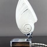 Modernist Art Deco "Coquillage" lamp, France, circa 1930