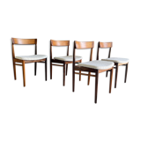 4 Danish rosewood chairs by Rosengren Hansen, 1960s