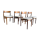 4 chaises danoises en palissandre par Rosengren Hansen, 1960s