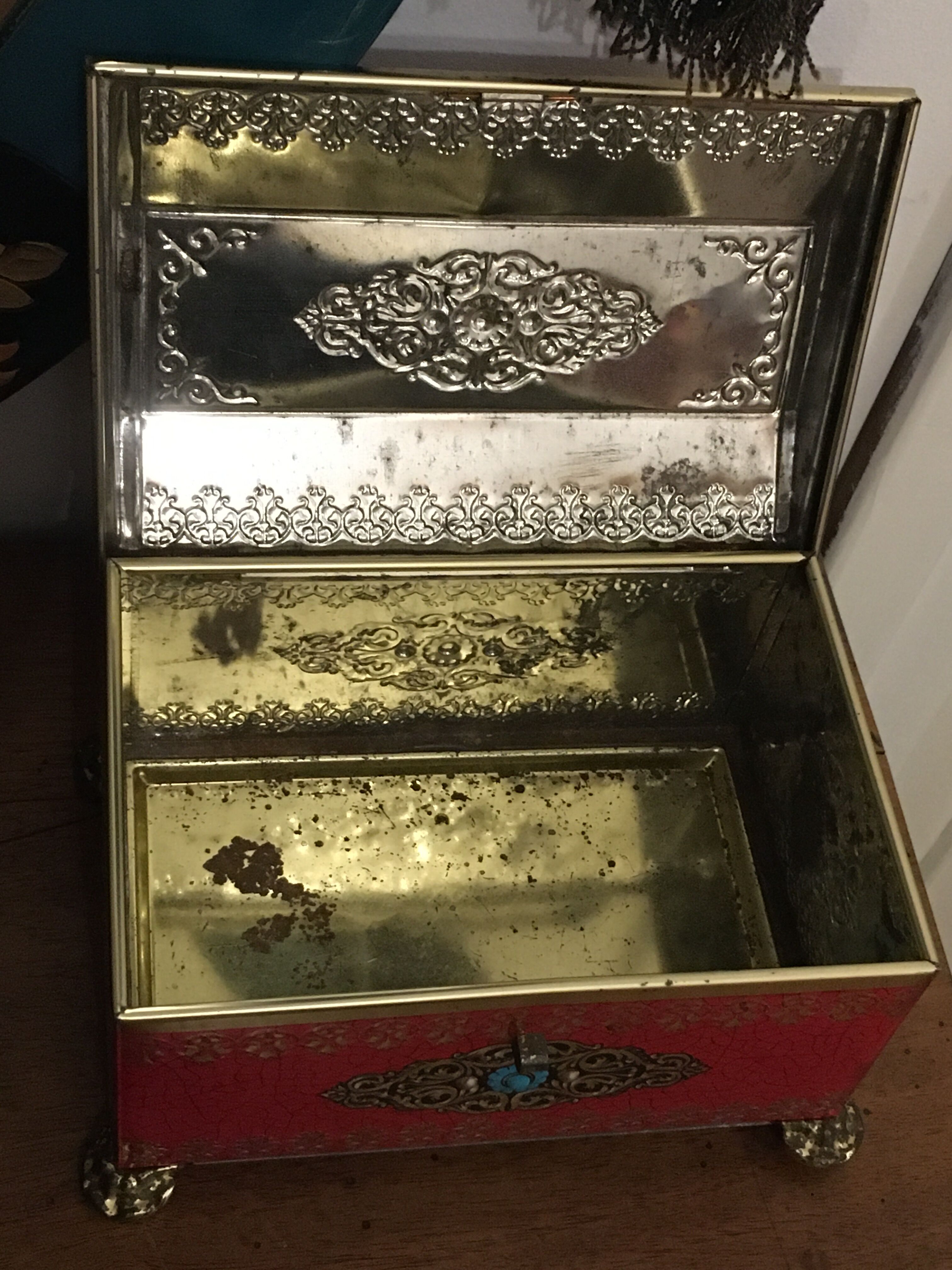 Old metal box