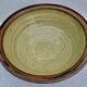 Fruit cup in polychrome glazed stoneware signature to identify