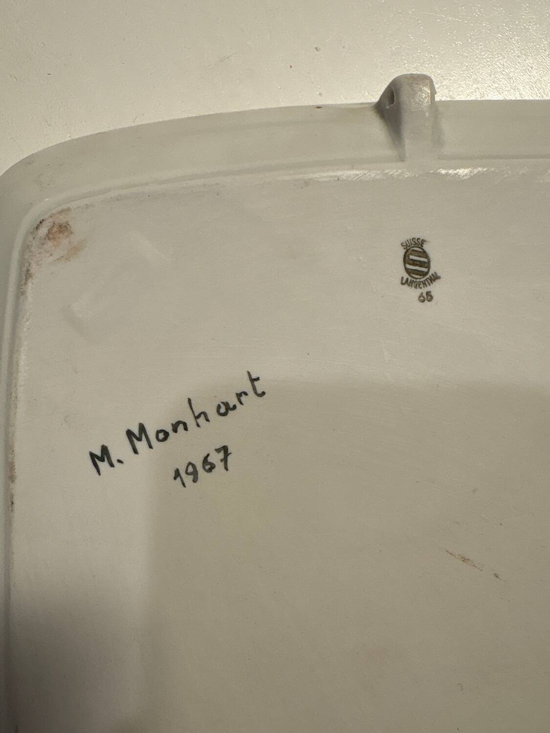 A Lanhenthal decorative plate